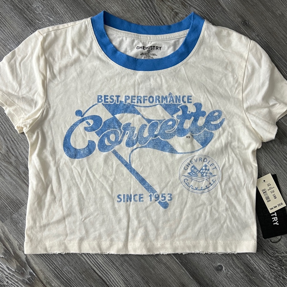 Xs corvette baby tee
